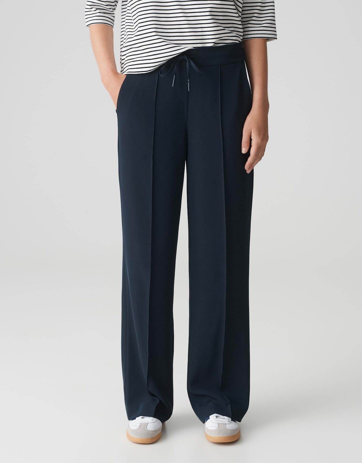 OPUS Damen Wide Leg Pants - Marou Cargo Hose Mit Komfortbund
